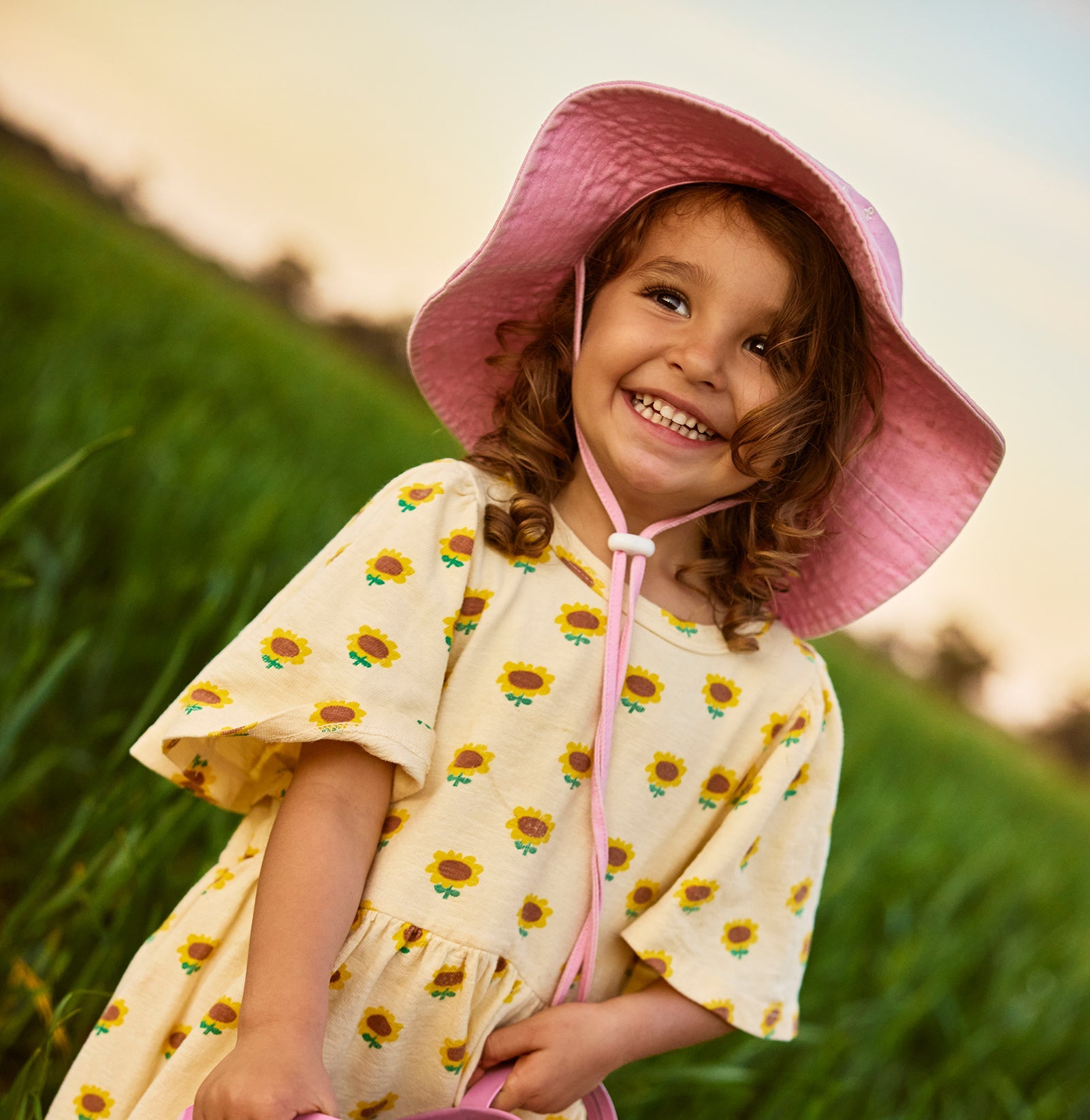 Washed Pink Bucket Hat