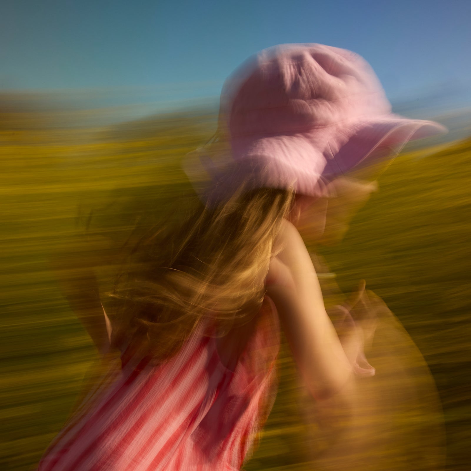 Washed Pink Bucket Hat