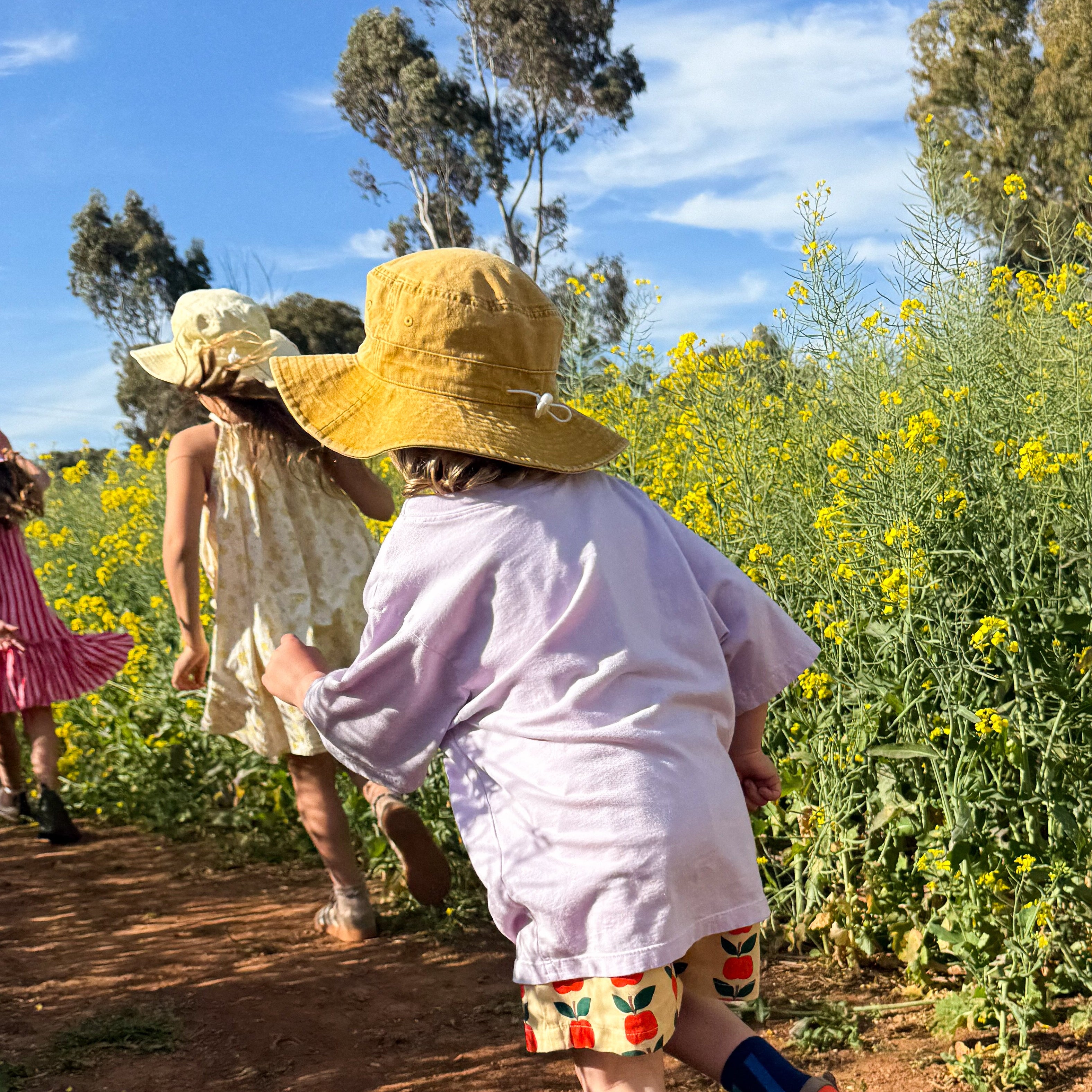 Washed Yellow Bucket Hat