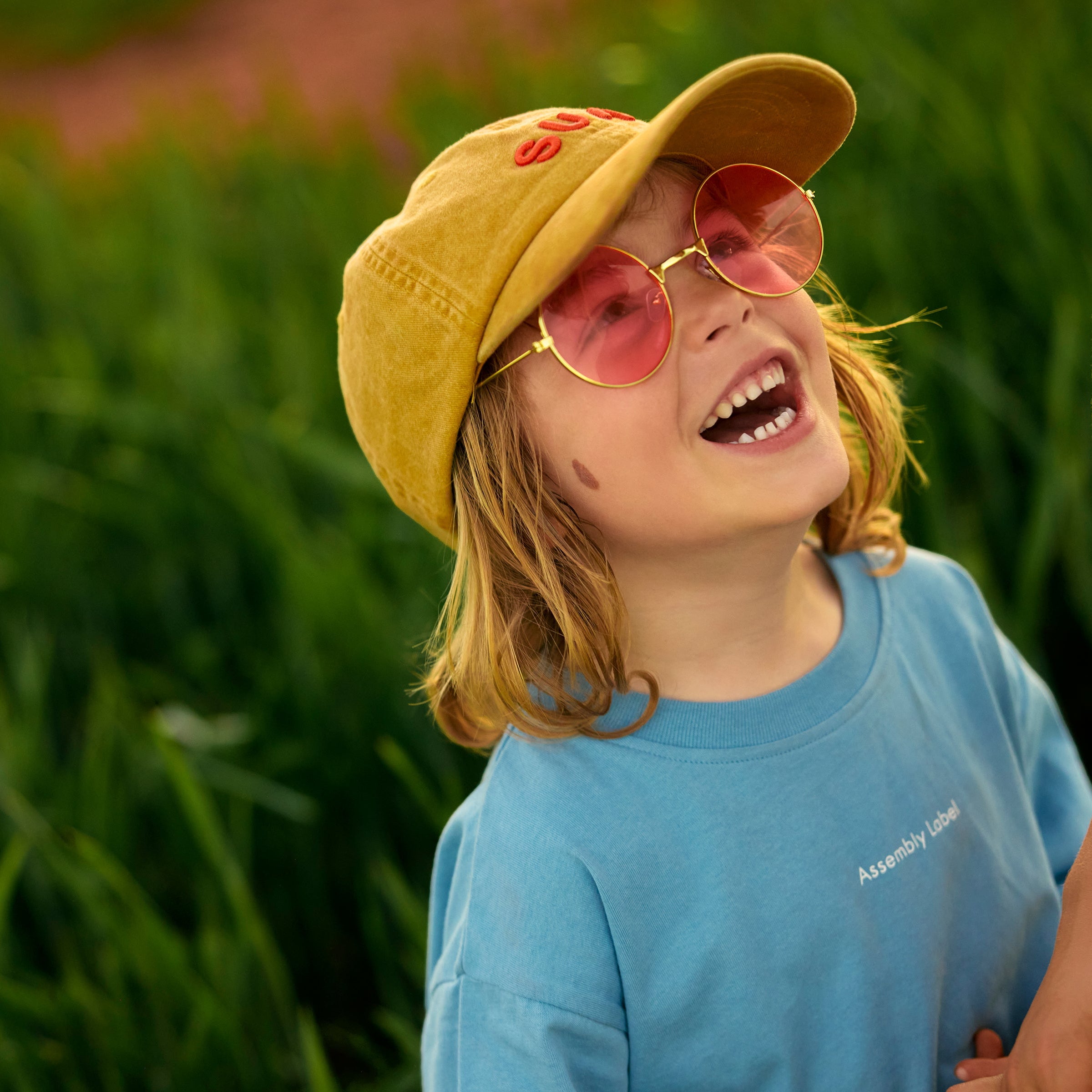 Washed Yellow Sun Cap