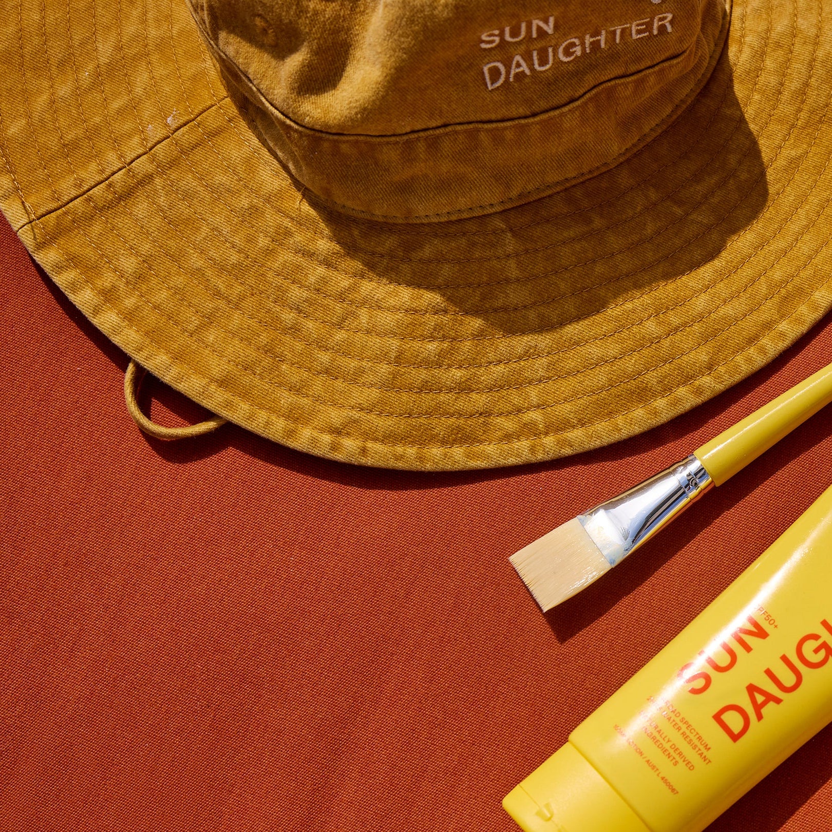 Washed Yellow Bucket Hat